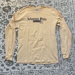 Arkansas State Tan Yellow Long Sleeve Shirt